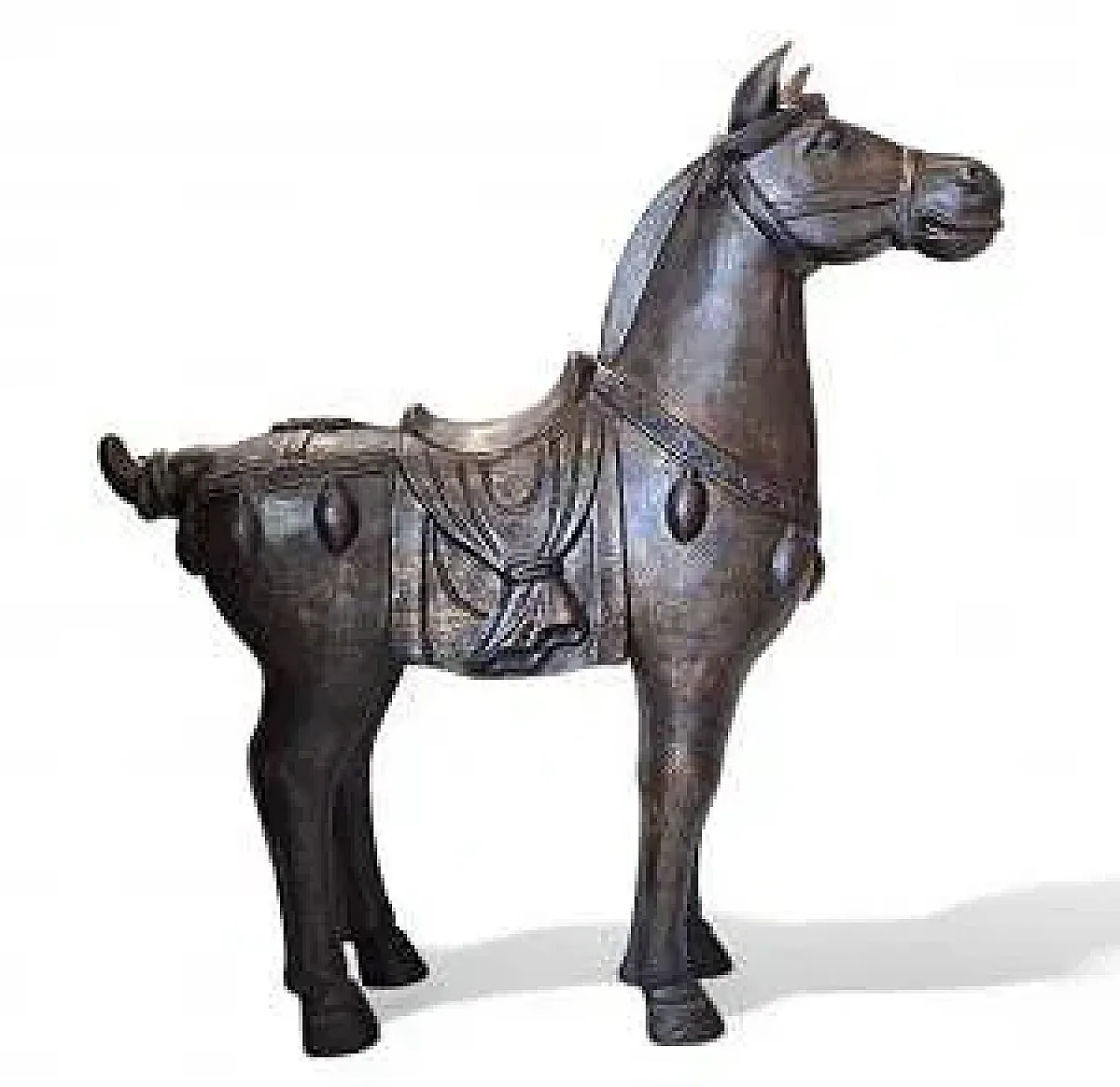 Cavallo in bronzo stile Tang, '900 3