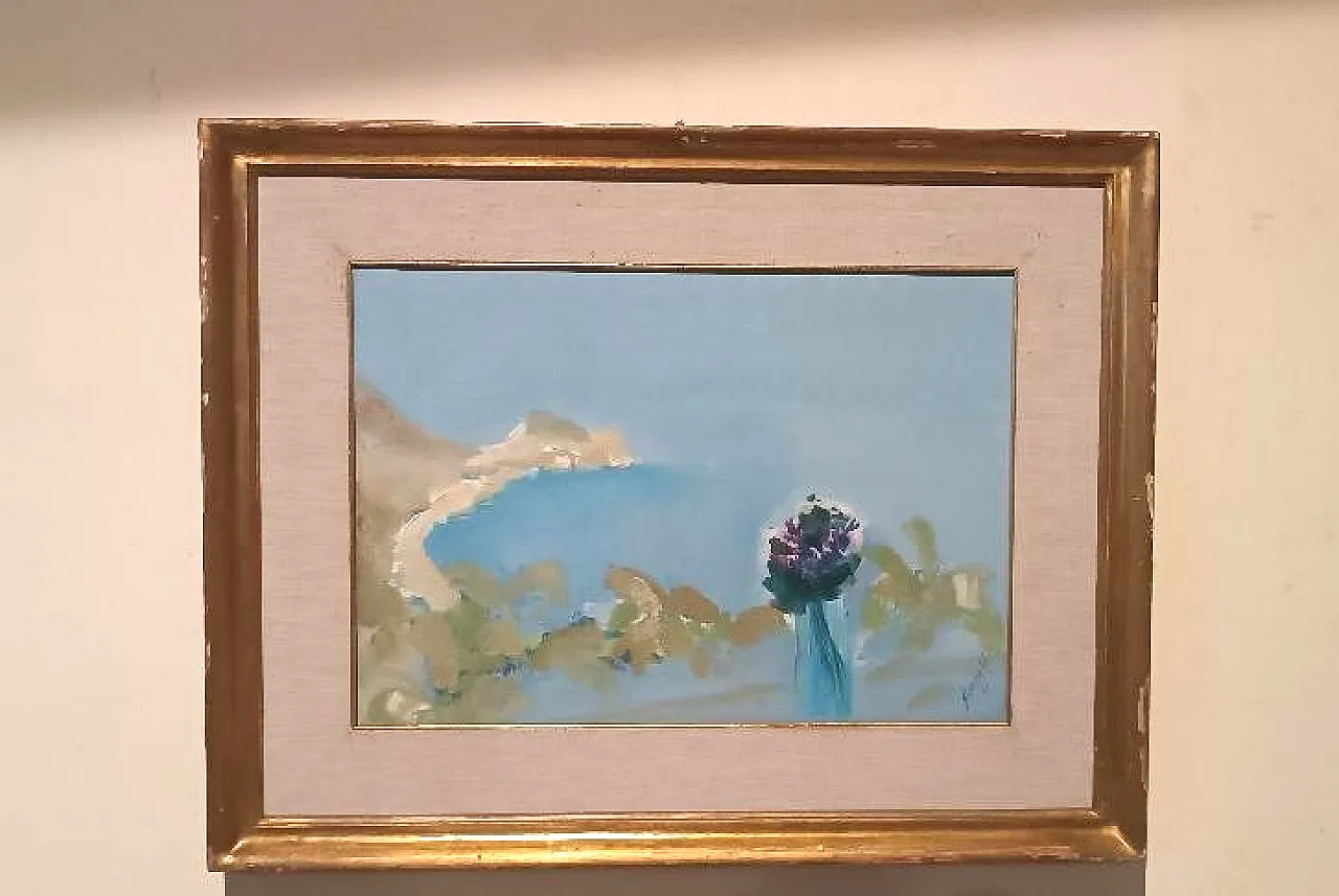 Violette di Renato Borsato, olio su tela, '900 1