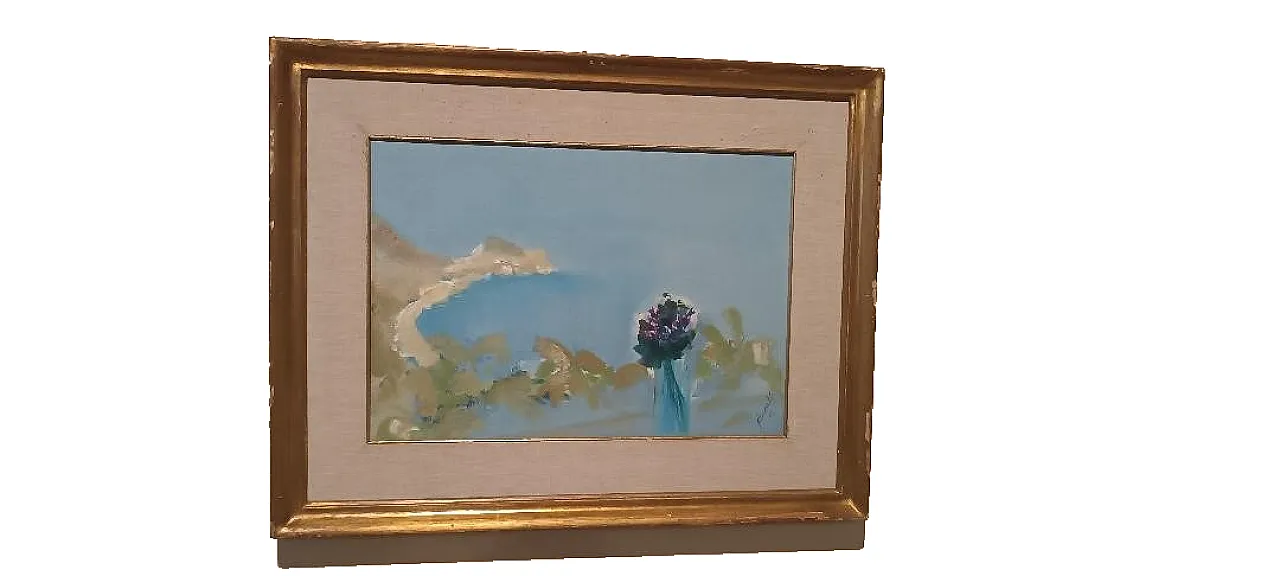 Violette di Renato Borsato, olio su tela, '900 2