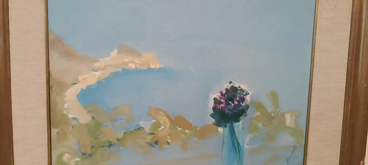 Violette di Renato Borsato, olio su tela, '900 5