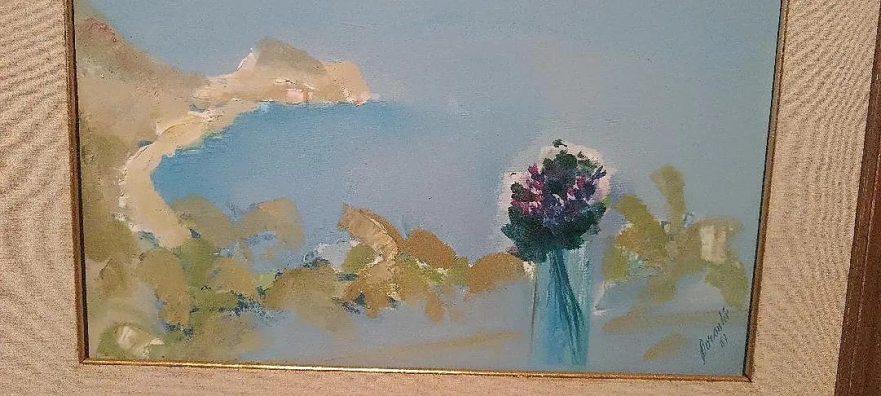 Violette di Renato Borsato, olio su tela, '900 6