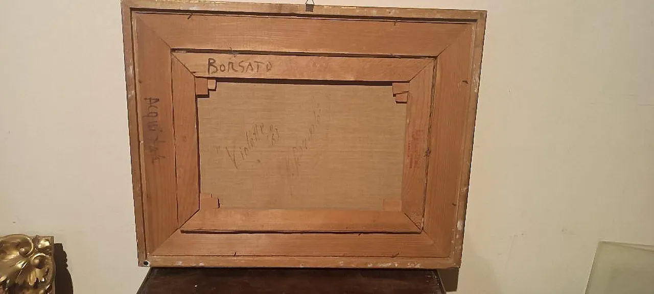 Violette di Renato Borsato, olio su tela, '900 10