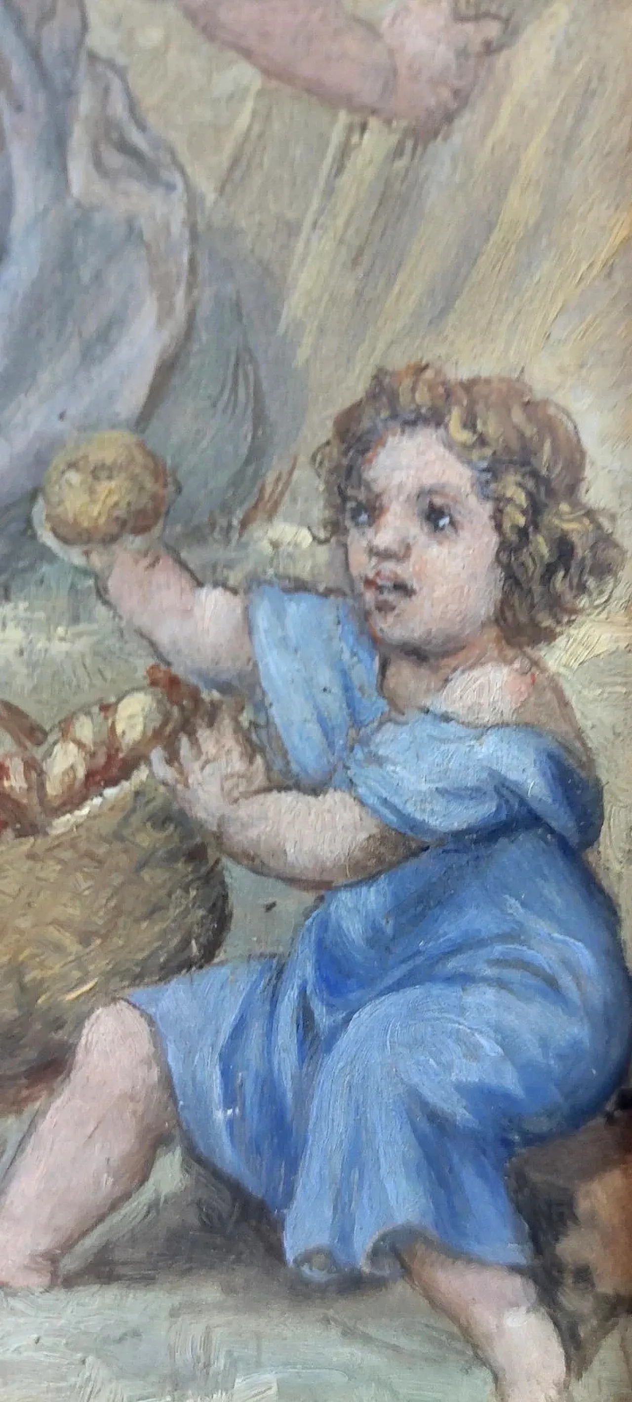 Scena contadina, olio su legno, metà '800 10