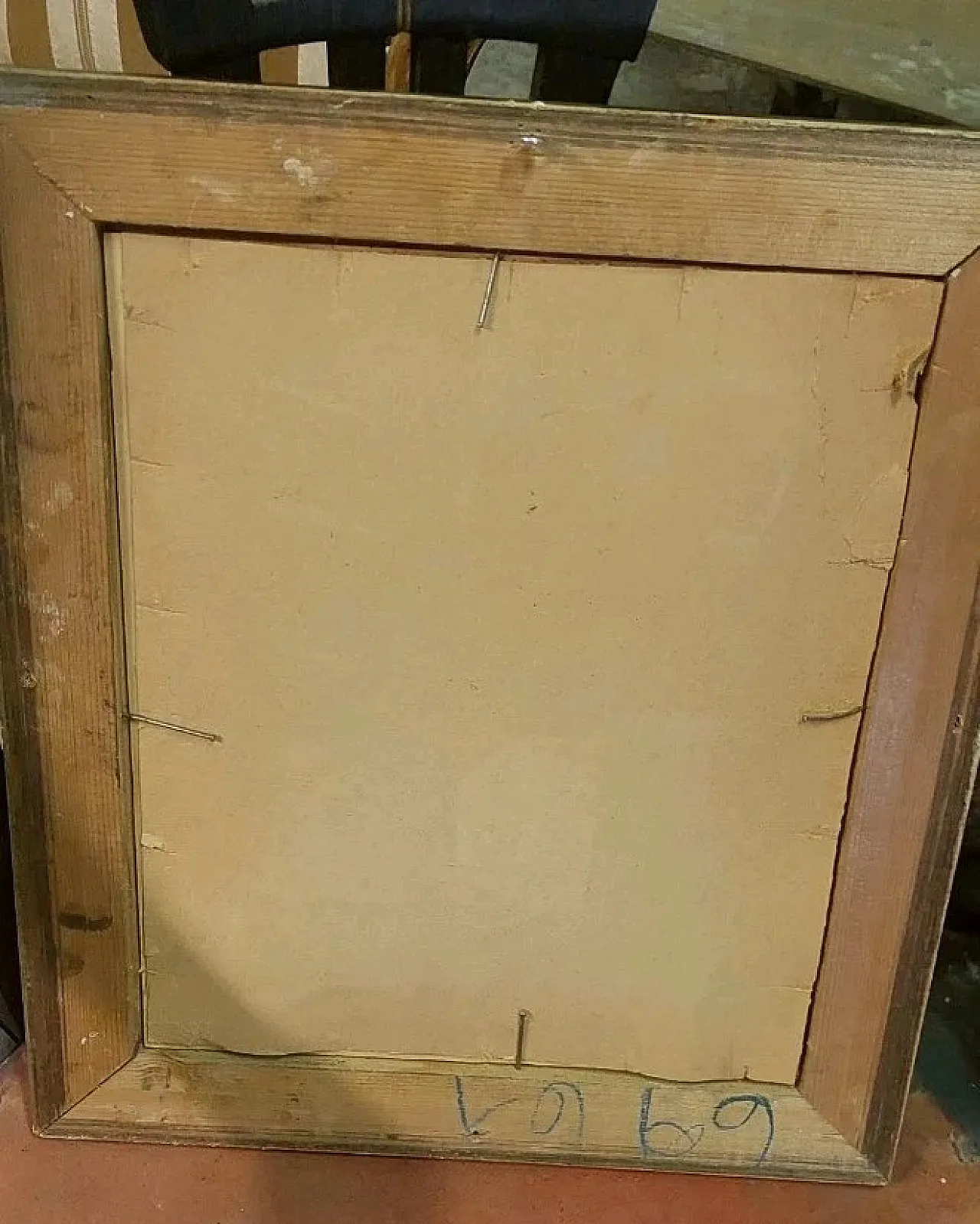 Scena contadina, olio su legno, metà '800 11