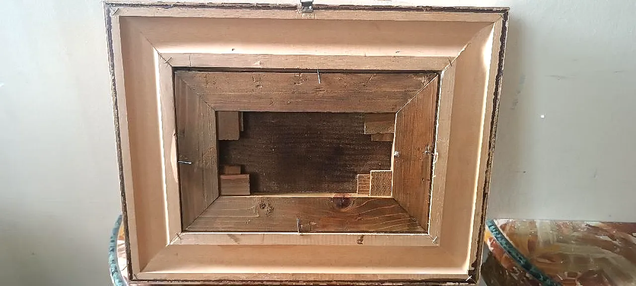 Paesaggio di Joseph Hainmann, olio su tela, '900 8