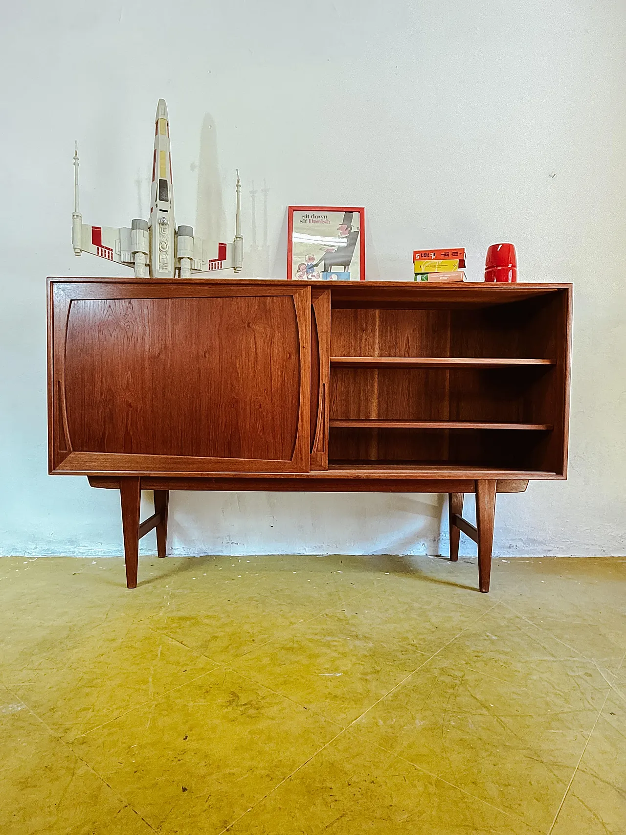 Danish teak sideboard  by Arne Vodder, 50s 3
