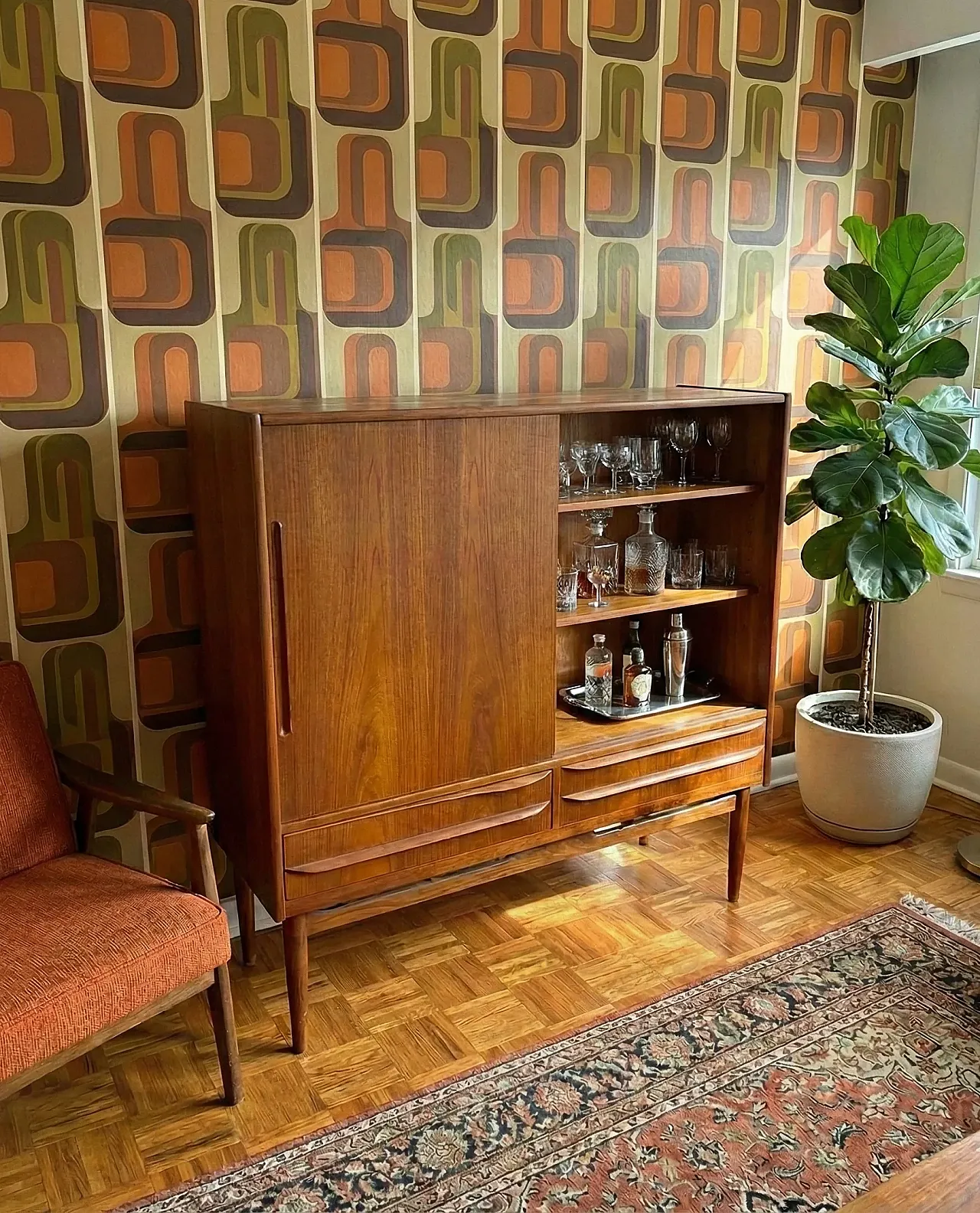 Bar cabinet Danish, 1960s 10