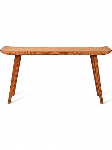 Panca in pino Visingsö di Carl Malmsten, fine '900