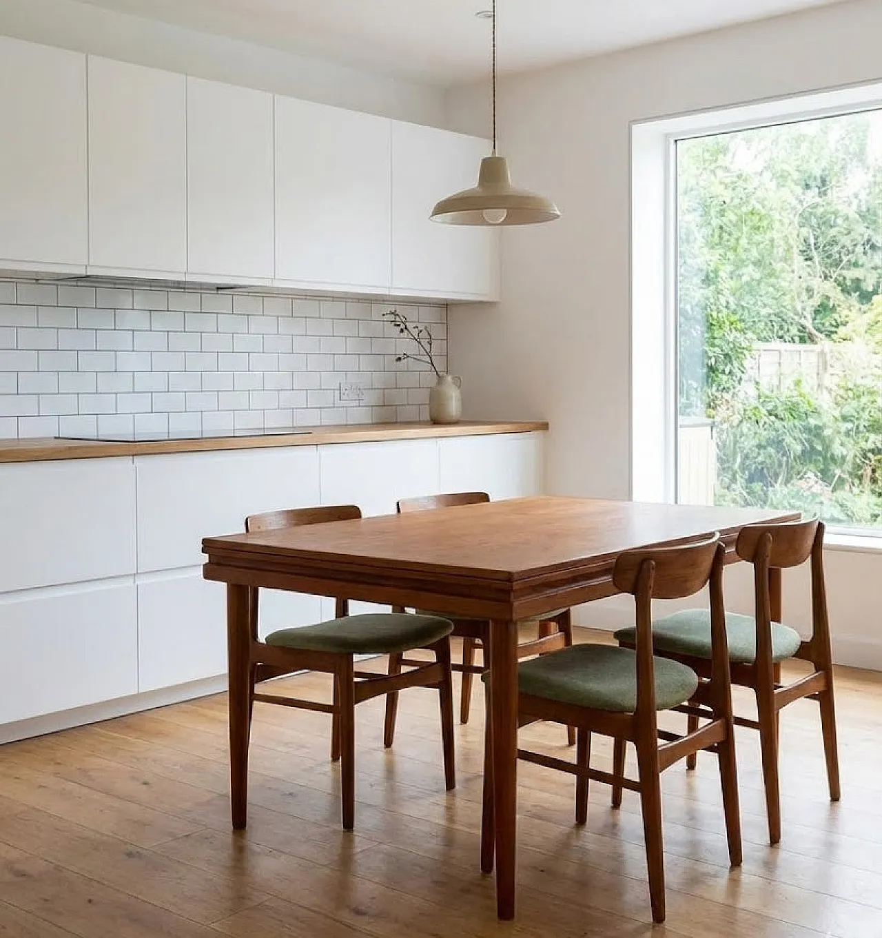 Danish Teak Extendable Rectangular Table, 1960s 8