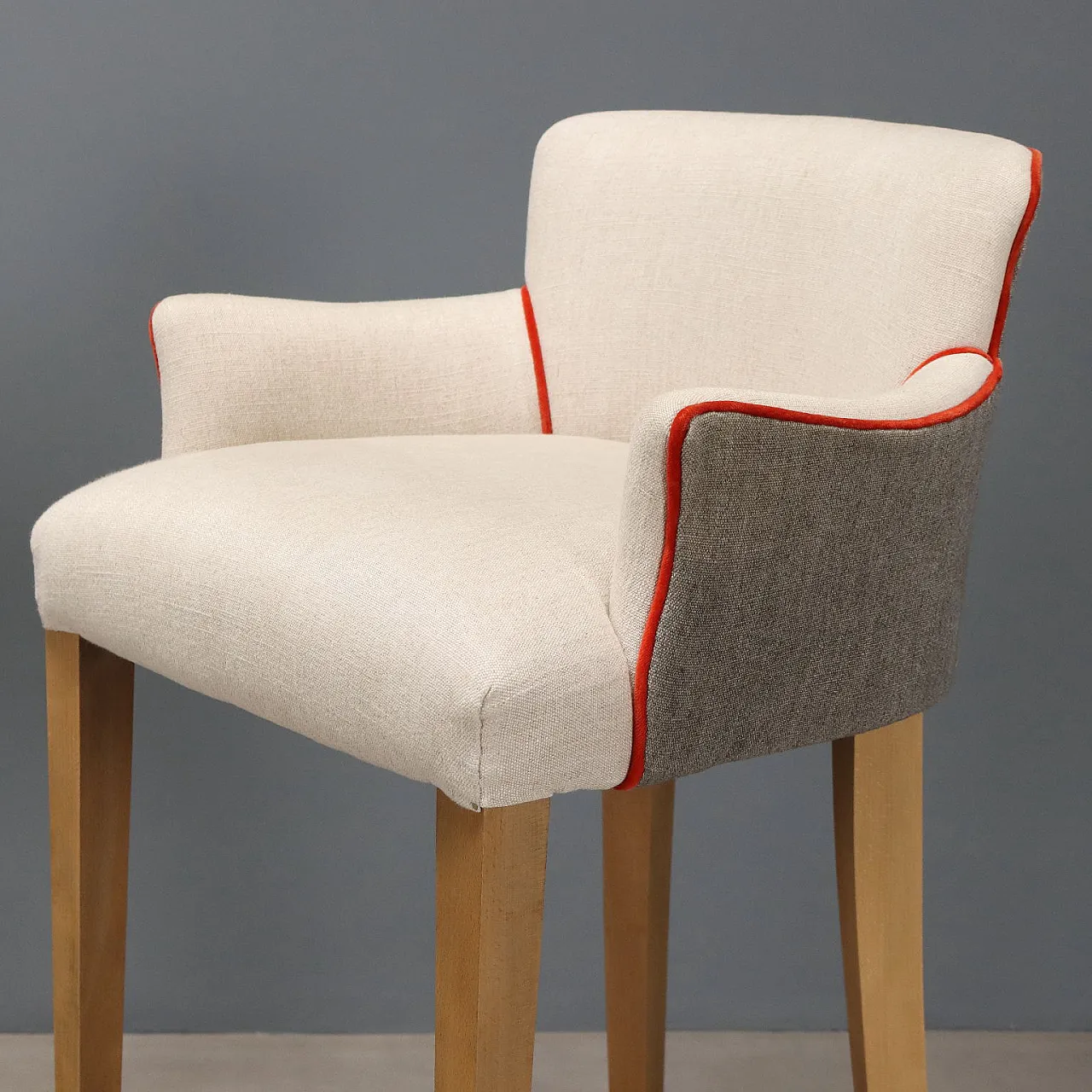 8 Sgabelli di William Yeoward in faggio e ottone, '900 7