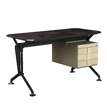Arco writing desk by BBPR for Olivetti, Italy 1960s-1970s