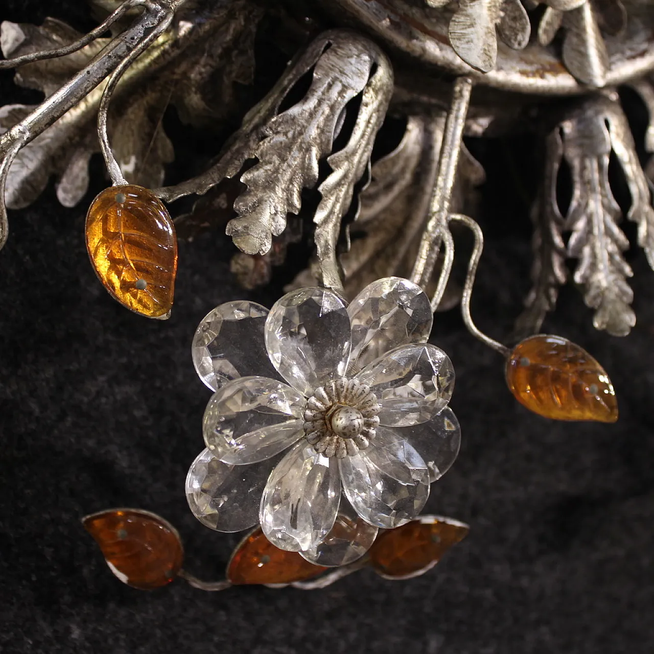 Florentine ceiling light by Banci Firenze, 1970s 3