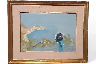Violette di Renato Borsato, olio su tela, '900
