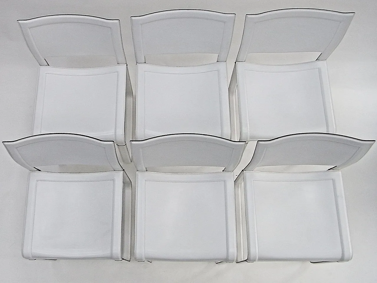 6 Sedie Sistina di Tito Agnoli per Matteo Grassi, anni '80 4