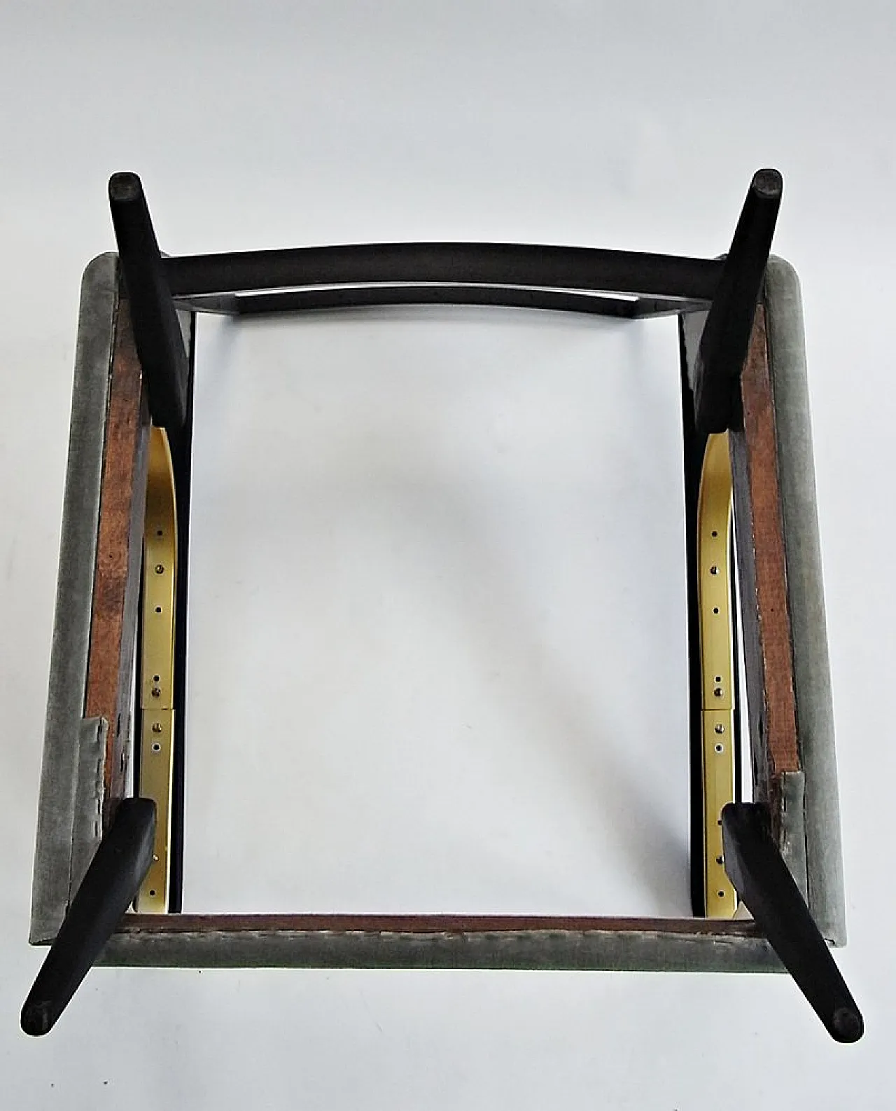 Poltrona Carlo in Velluto con cuscini spring core, metà '900 18