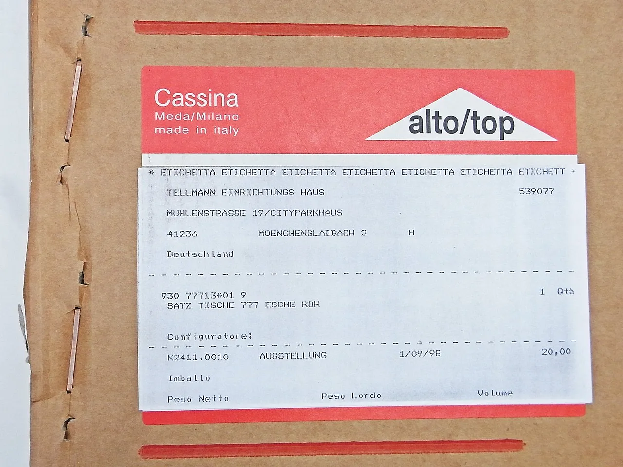 3 Tavolini ad incastro di Afra & Tobia Scarpa per Cassina, anni '90 3