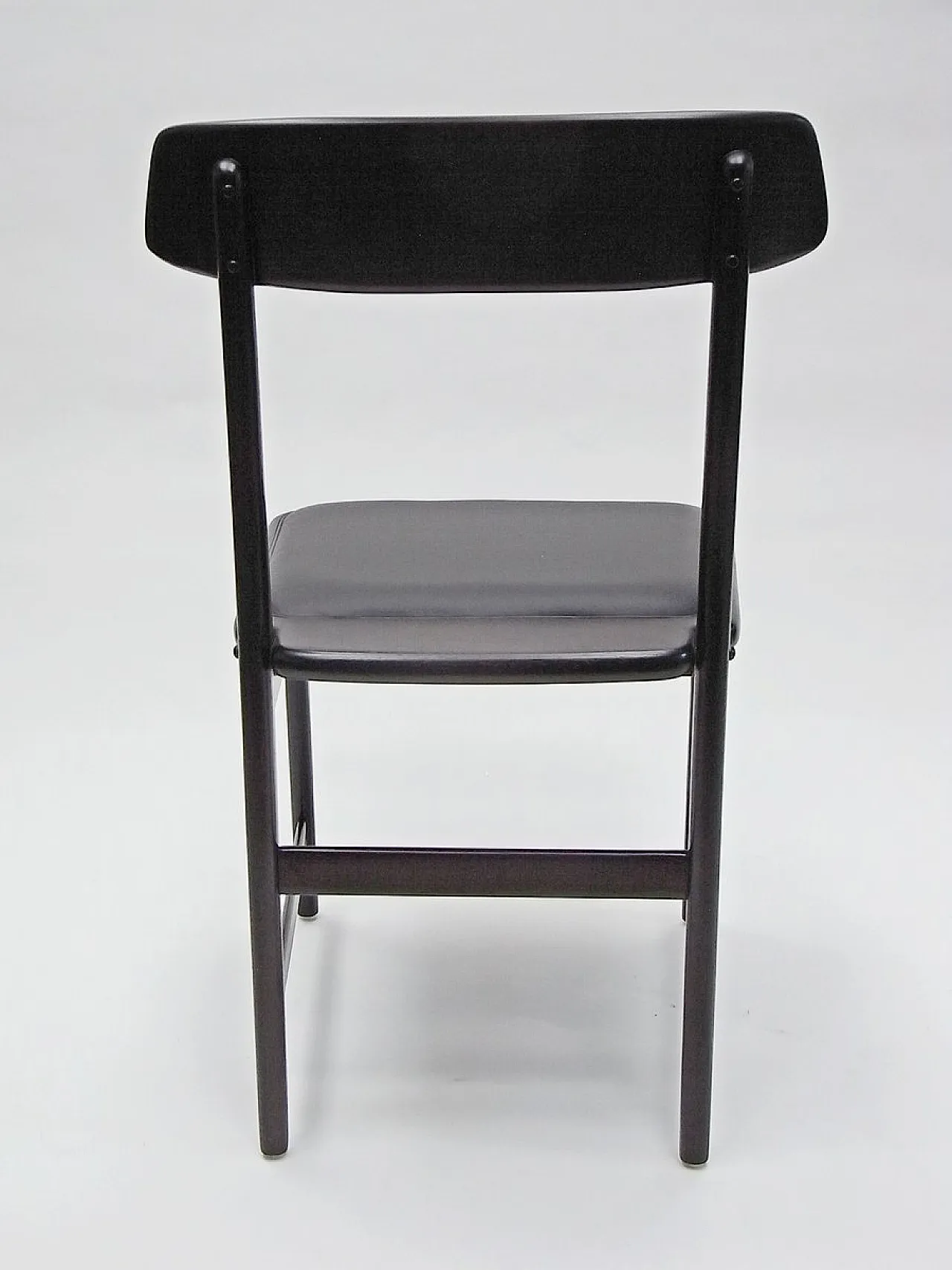 5 Sedie in ciliegio e pelle di S.Rodrigues per Lin Brazil, anni 2000 8