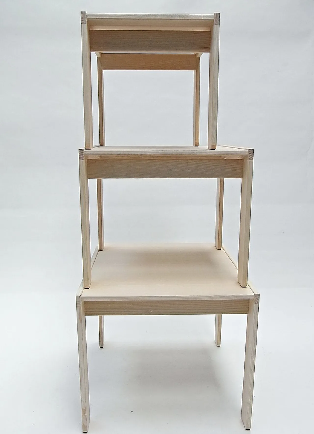 3 Tavolini ad incastro di Afra & Tobia Scarpa per Cassina, anni '90 13