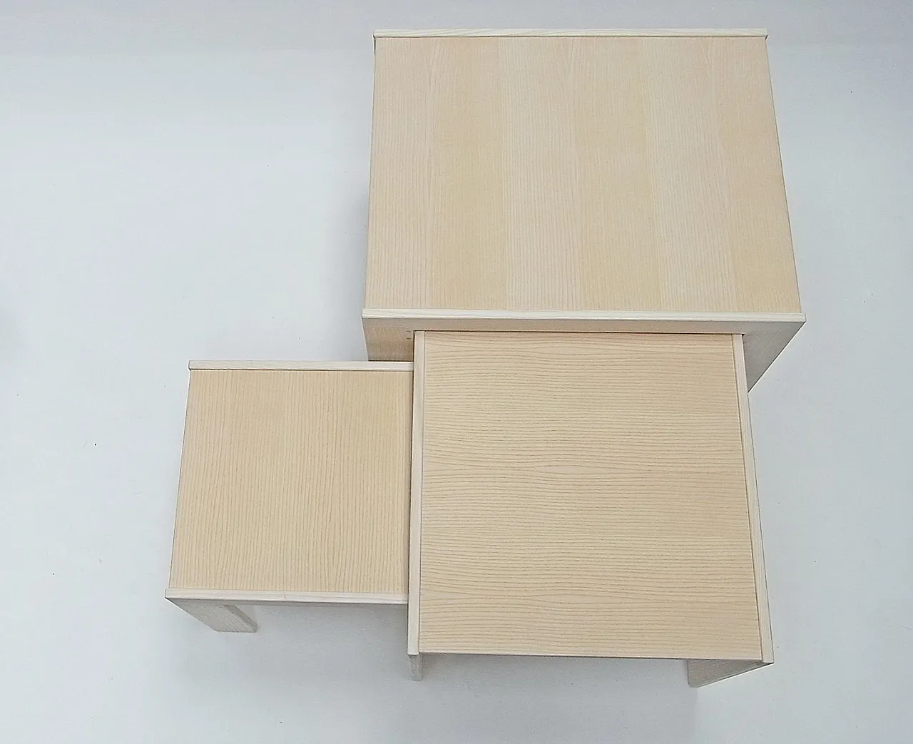 3 Tavolini ad incastro di Afra & Tobia Scarpa per Cassina, anni '90 14