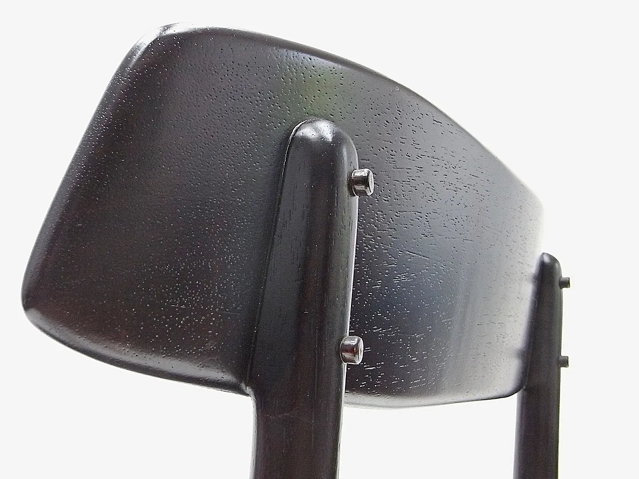 5 Sedie in ciliegio e pelle di S.Rodrigues per Lin Brazil, anni 2000 17