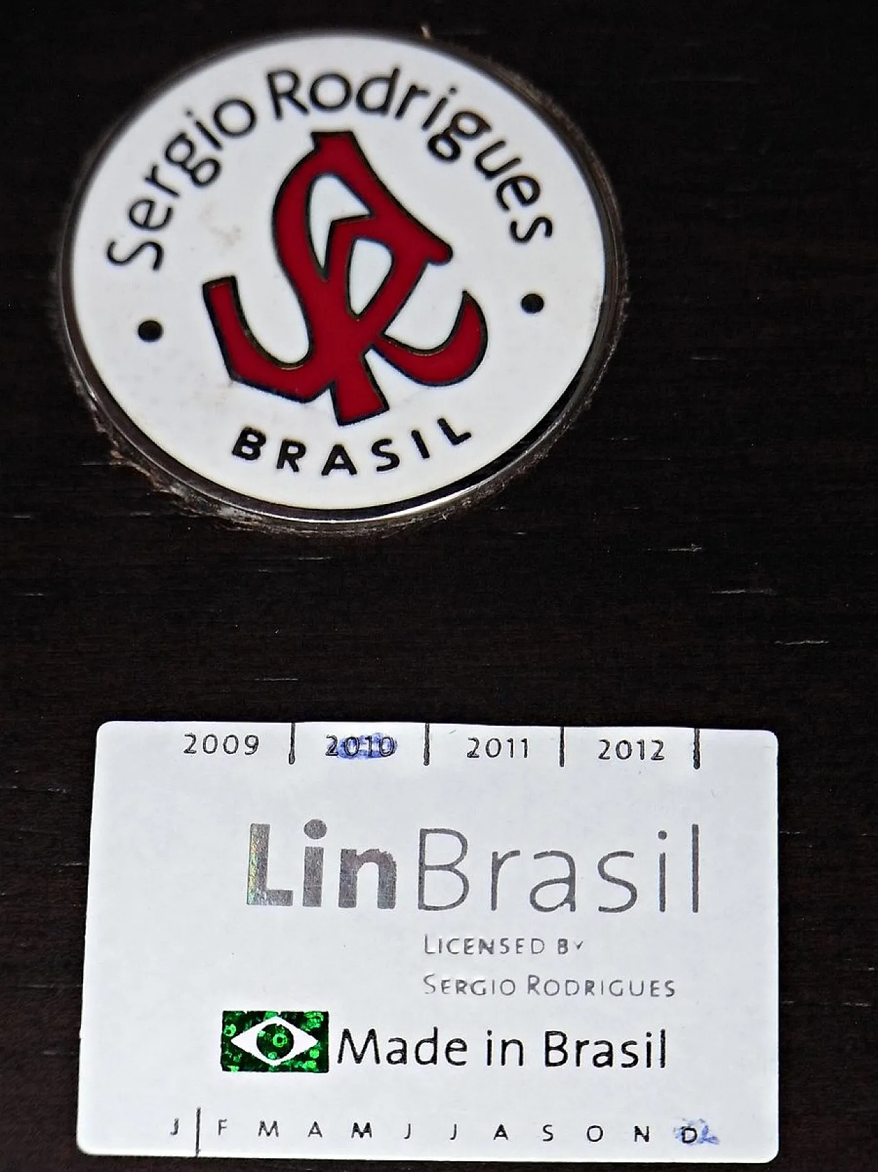 5 Sedie in ciliegio e pelle di S.Rodrigues per Lin Brazil, anni 2000 18