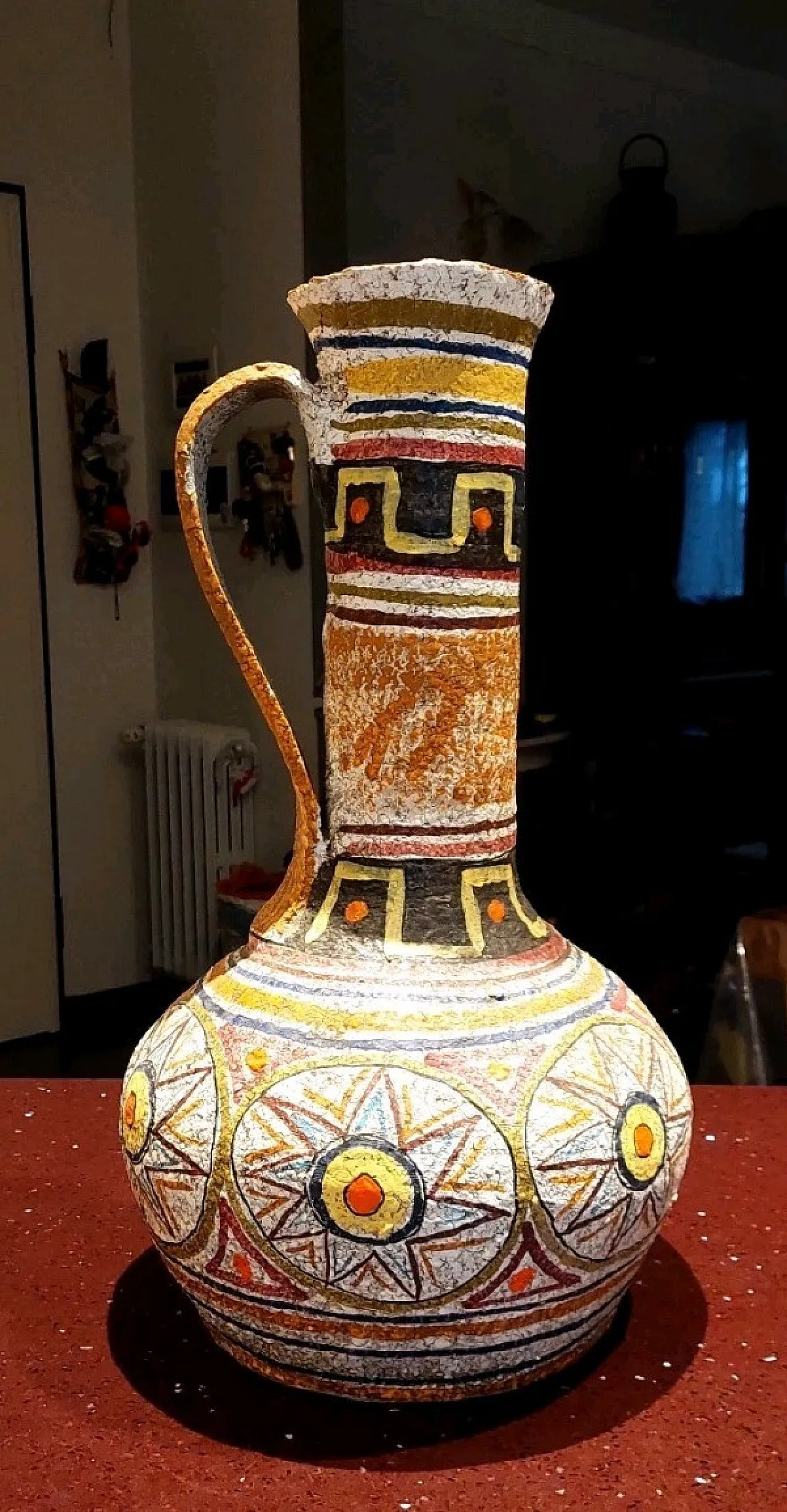 Vaso in ceramica smaltata di Mamma Ró Lucca, fine '900 8
