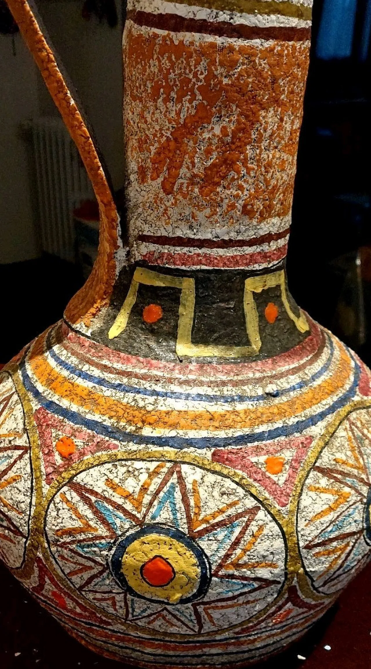 Vaso in ceramica smaltata di Mamma Ró Lucca, fine '900 9