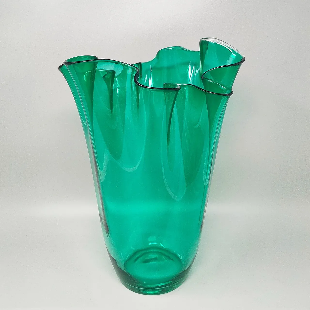 Fazzoletto vase by Michielotto in Murano glass, 1970s 2