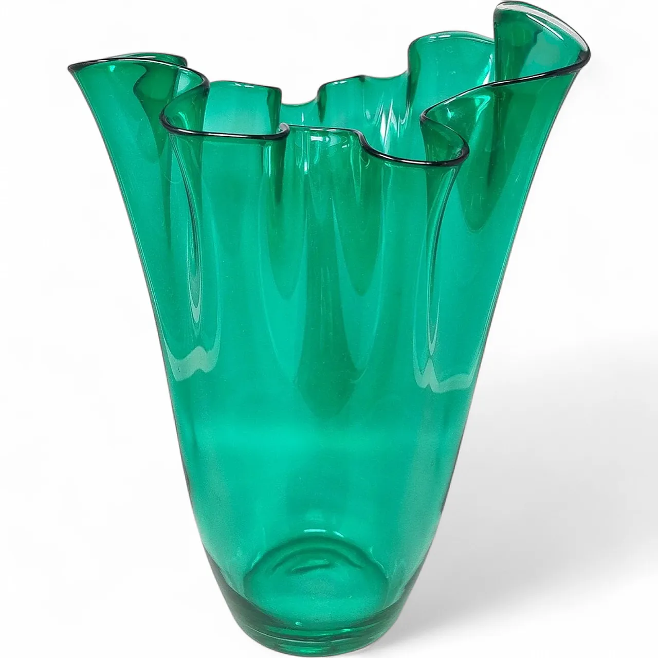 Fazzoletto vase by Michielotto in Murano glass, 1970s 7