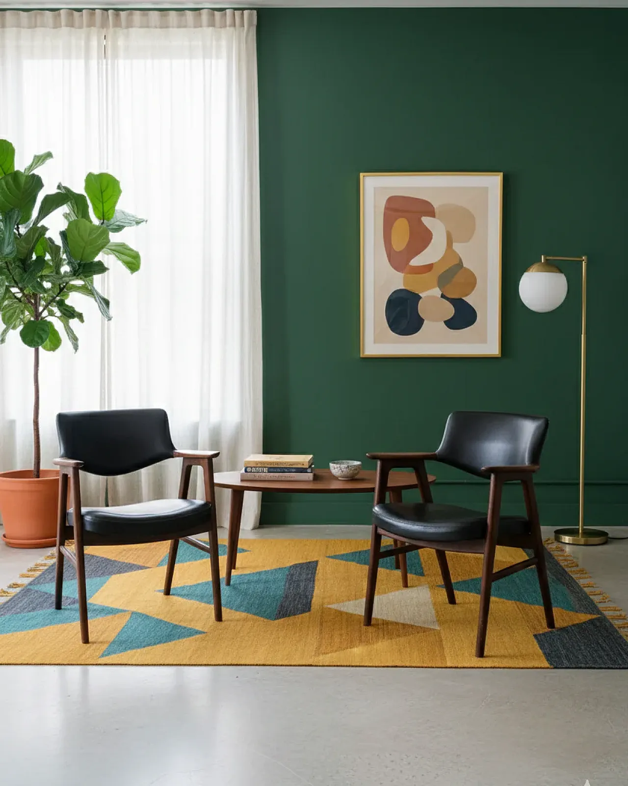 Pair of armchairs by Erik Kirkegaard in teak, 1950s 2