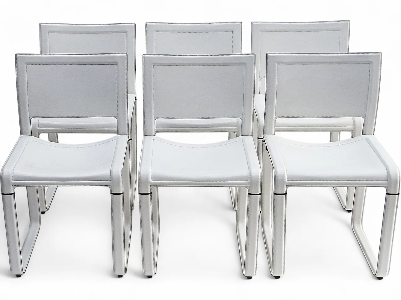 6 Sedie Sistina di Tito Agnoli per Matteo Grassi, anni '80 30