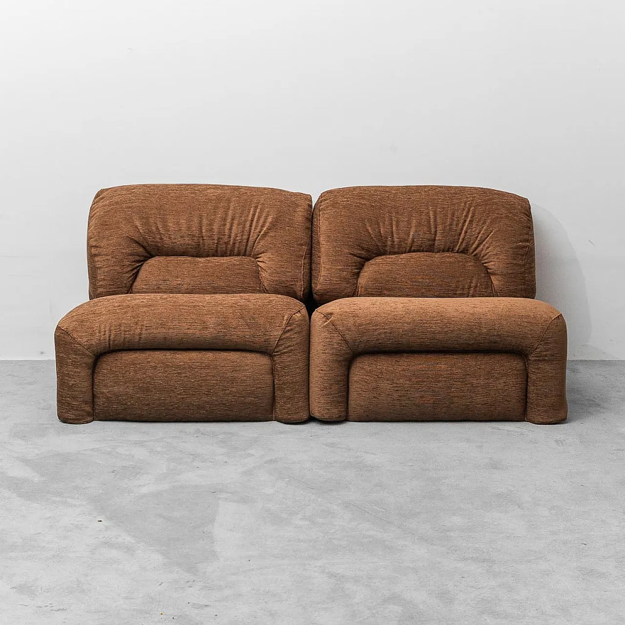 Modular 2-seater sofa or pair of armchairs, 1970s 5