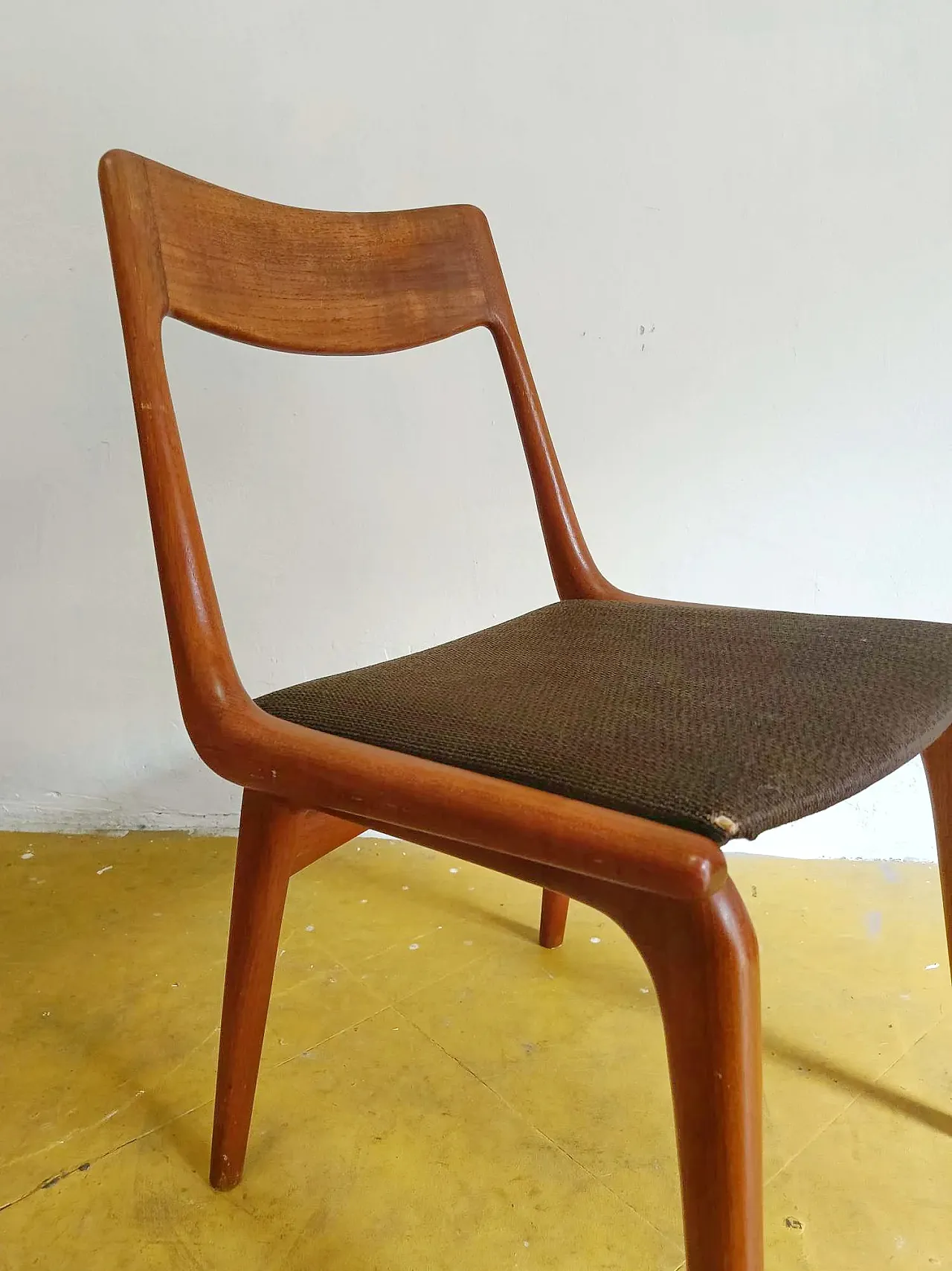 Boomerang Chair 370 by Alfred Christensen Danish in teak, 1960s 2