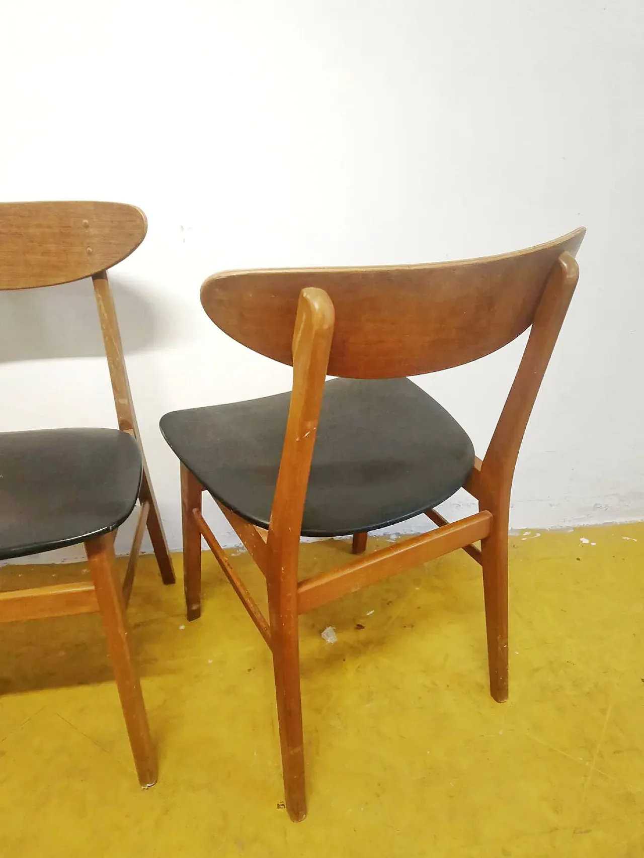 Pair of Farstrup Chairs Model 210 Danish in teak, 1950s 5