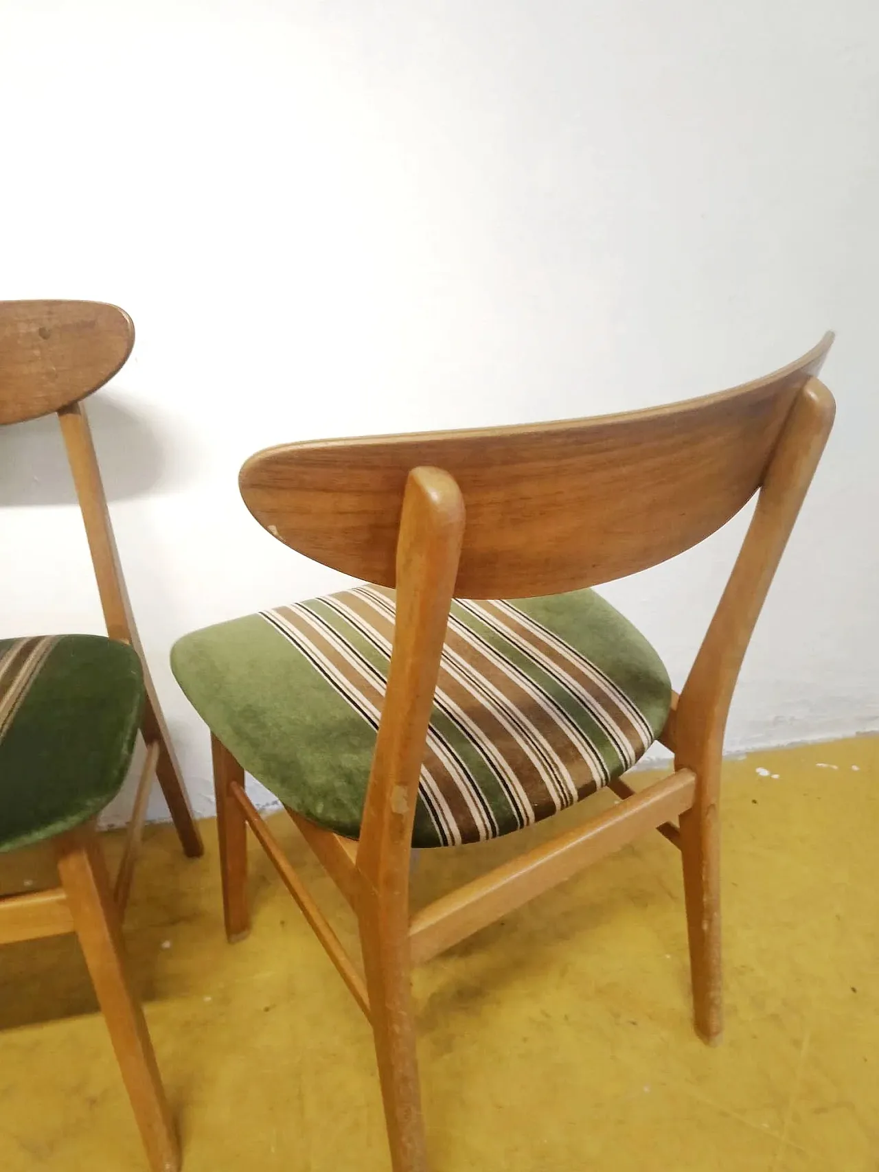 Pair of Farstrup chairs model 210 Danish teak, 1950s 6