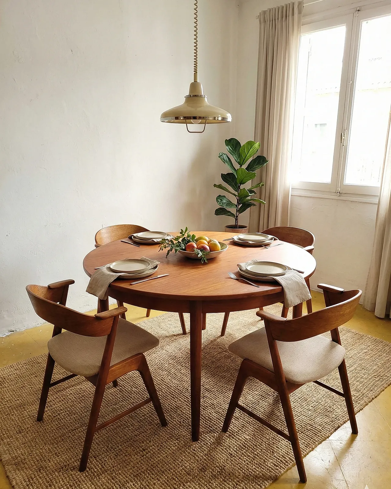 4 chairs by Kai Kristiansen Danish, 1950s 3