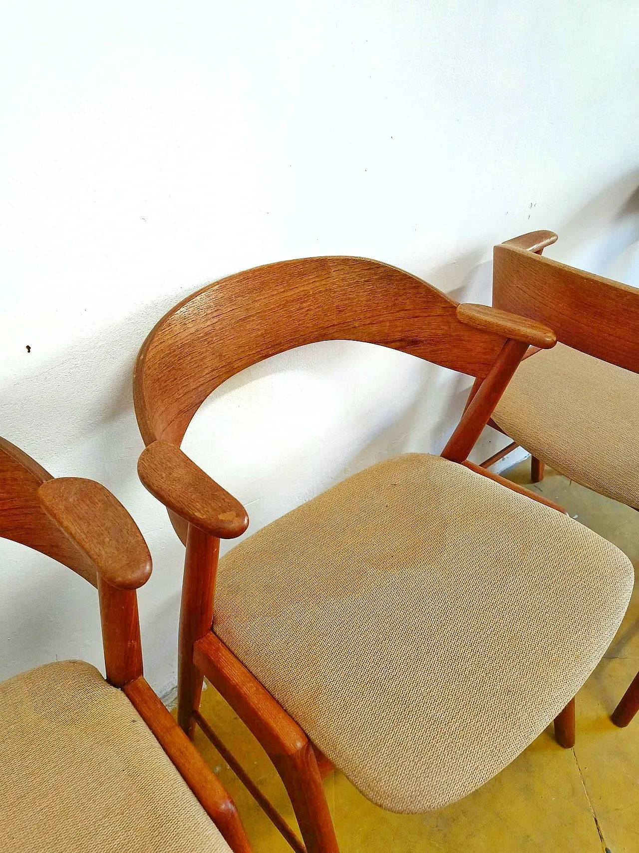 4 chairs by Kai Kristiansen Danish, 1950s 5