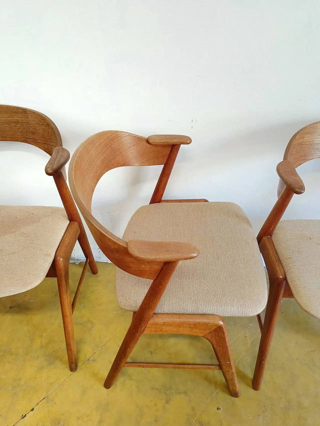 4 chairs by Kai Kristiansen Danish, 1950s 6