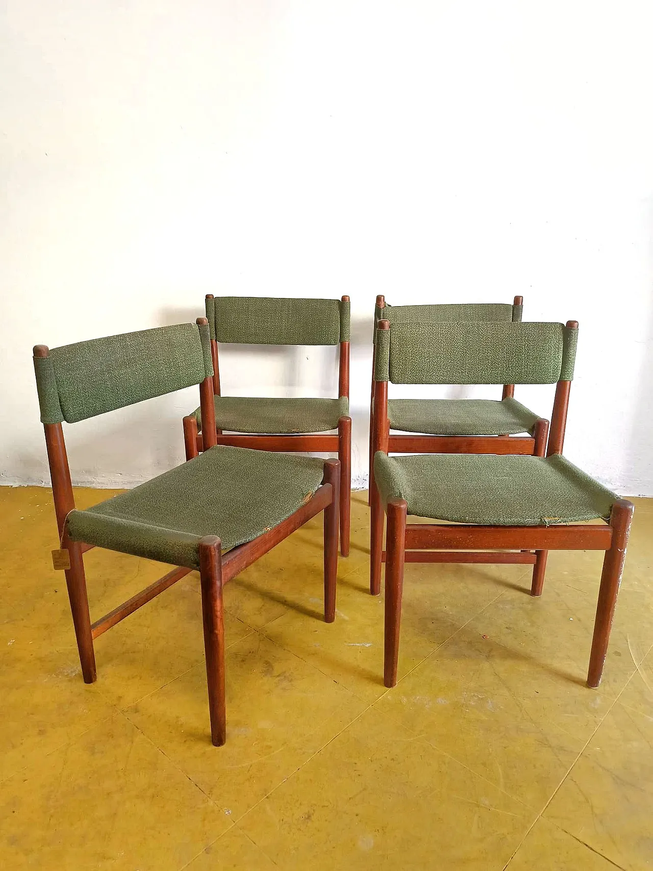 4 teak Chairs by Kurt Østervig for Sibast, 60s 2