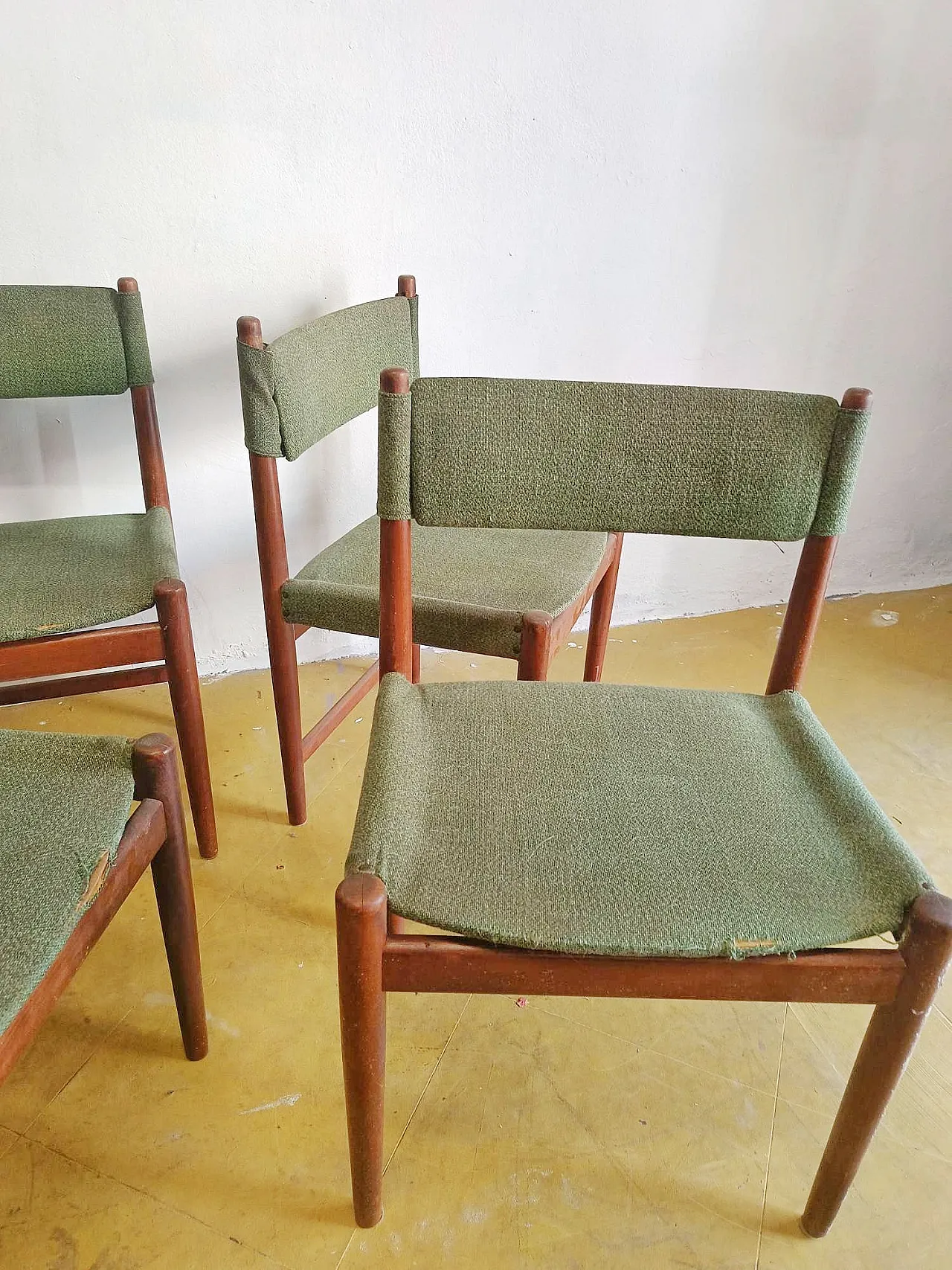 4 teak Chairs by Kurt Østervig for Sibast, 60s 3