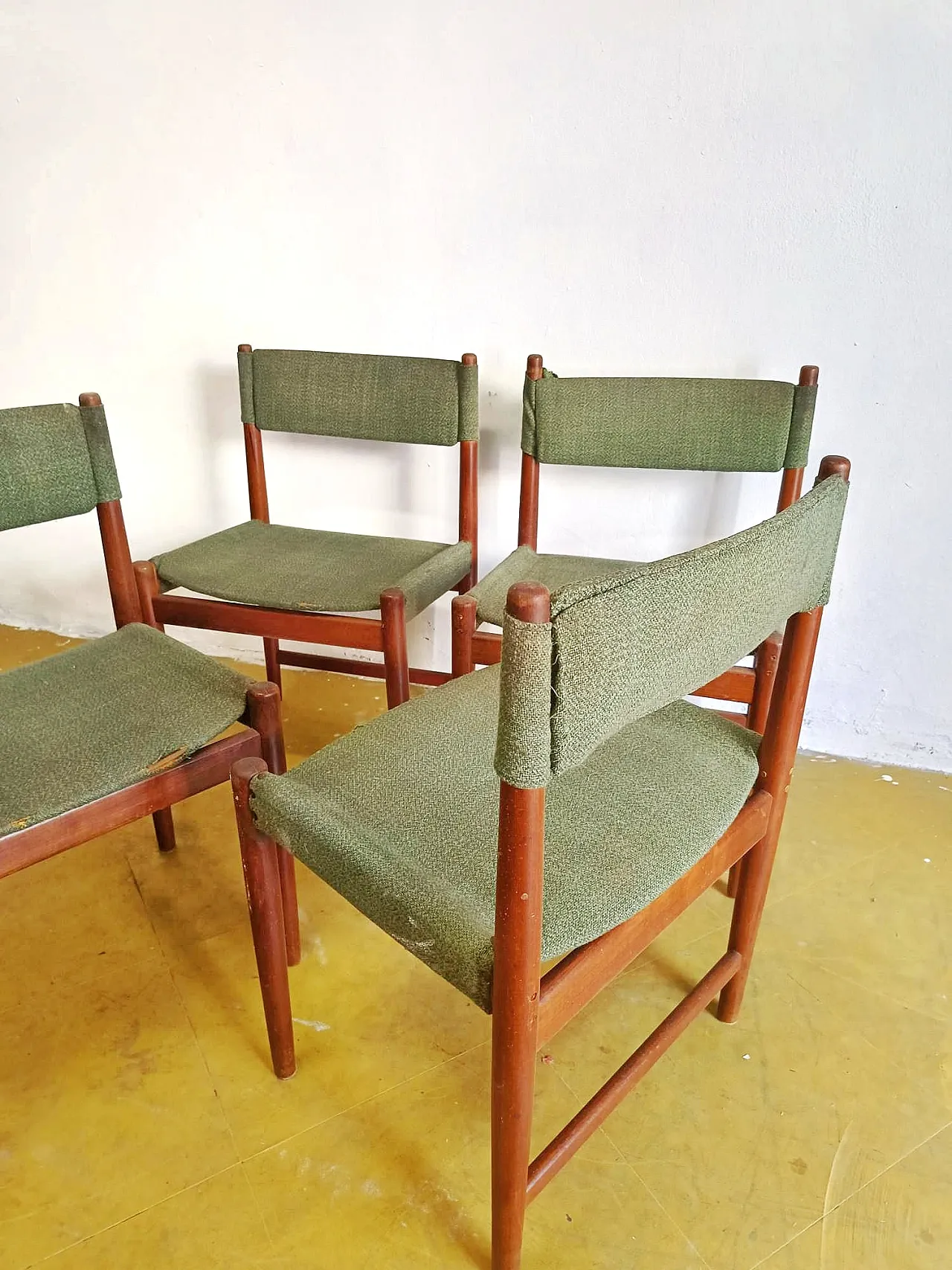 4 teak Chairs by Kurt Østervig for Sibast, 60s 4