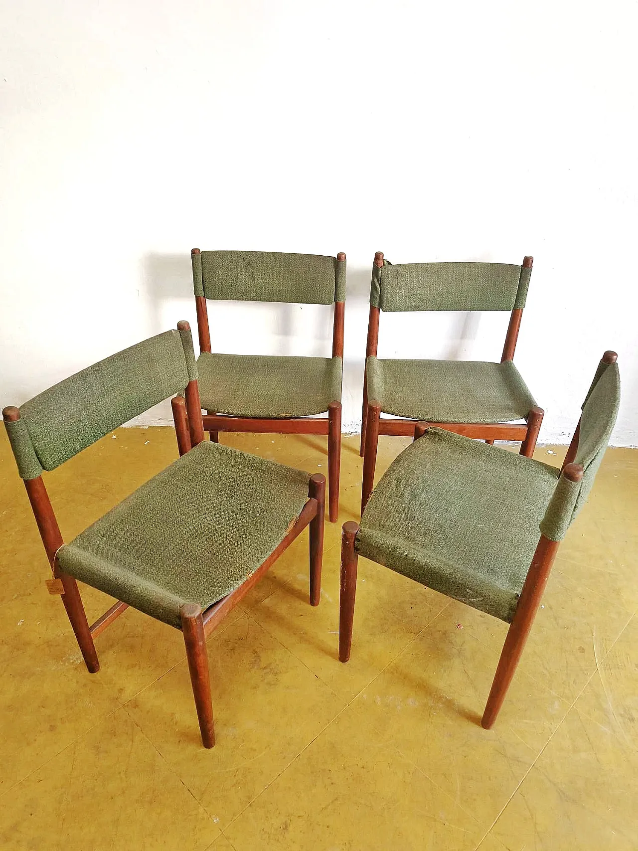 4 teak Chairs by Kurt Østervig for Sibast, 60s 8