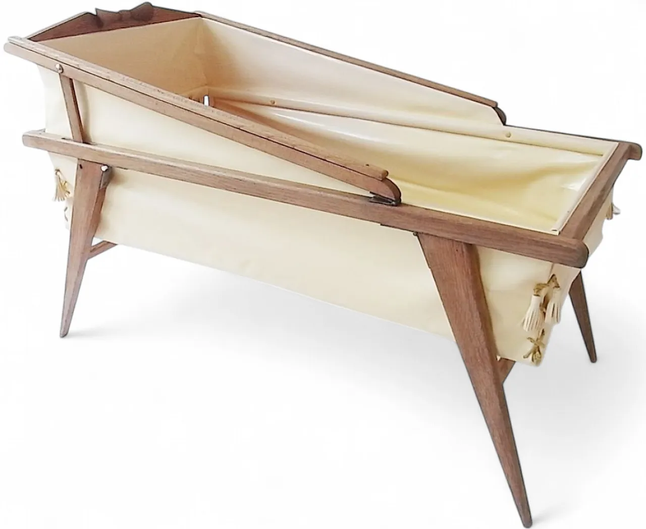 Lettino da viaggio pieghevole per bambini, anni '60 16