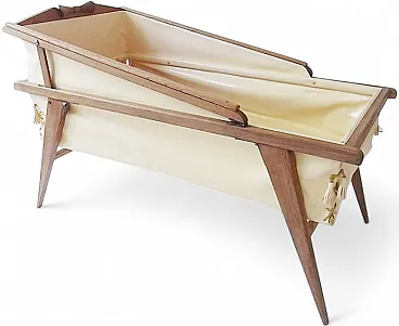 Lettino da viaggio pieghevole per bambini, anni '60