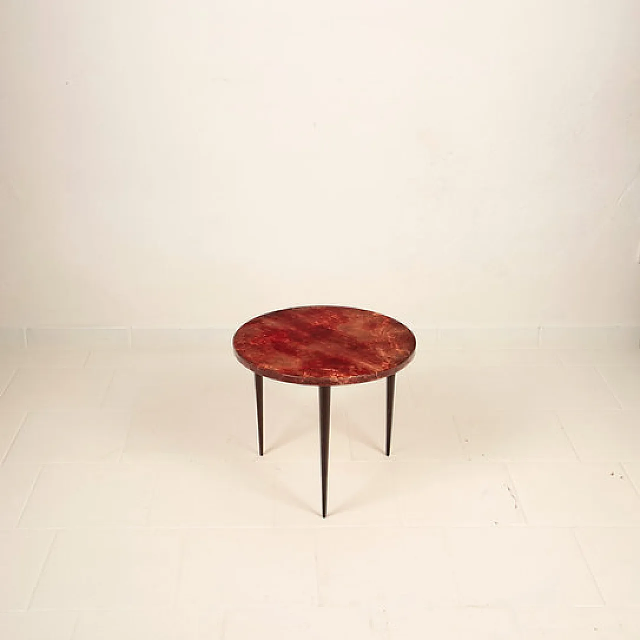 Tavolino basso in pergamena di Aldo Tura, anni '50 1