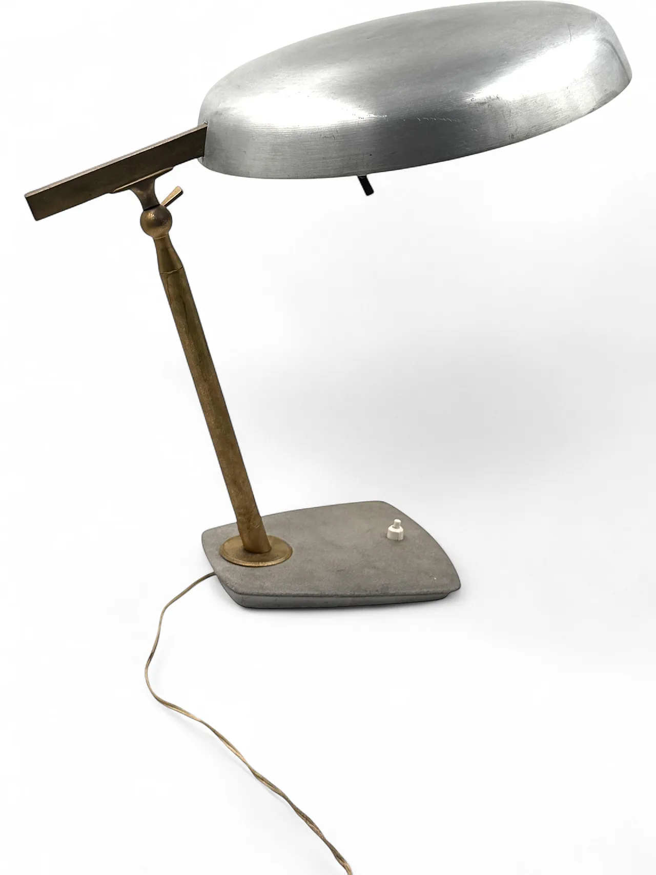 Brass table/desk lamp by Oscar Torlasco for Lumi, 1960s 12