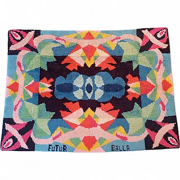 Limited edition Fiori + Spazio rug, 1980s