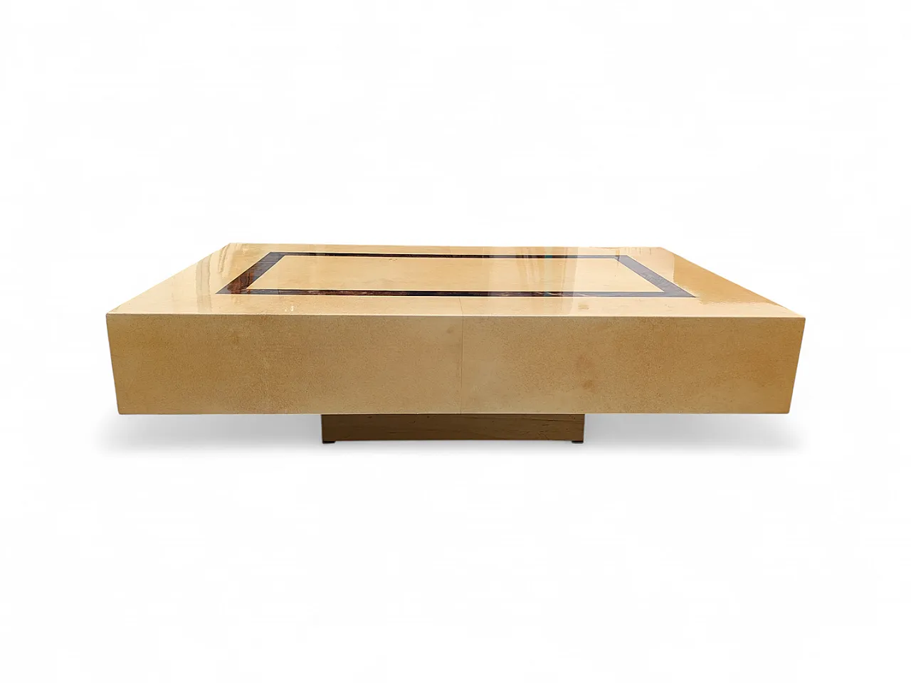 Coffee table in lacquered wood, Italy, mid-20th century 1