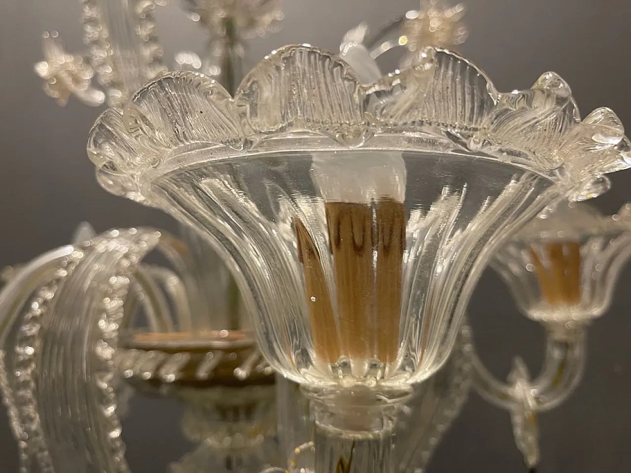 Murano glass chandelier by Made Murano Glass, 1960s 7