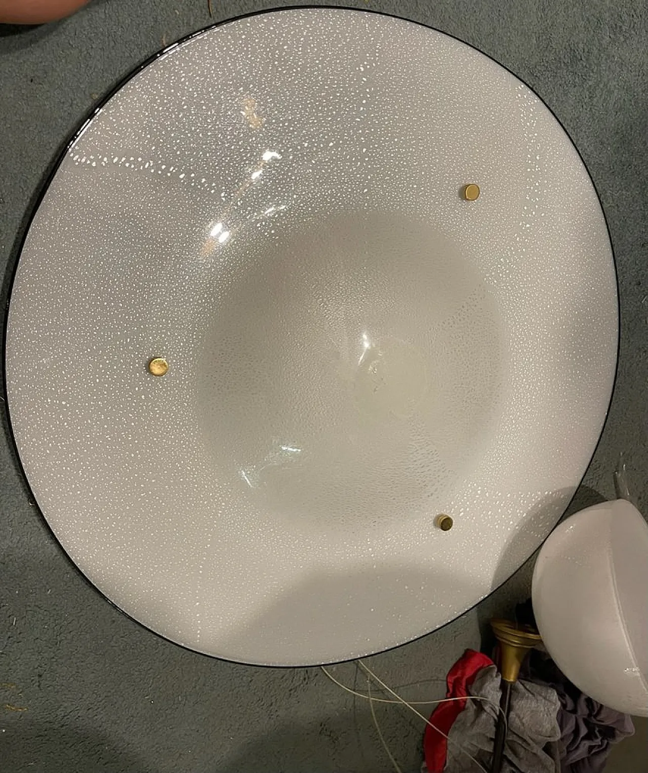 Large architectural pendant lamp in Murano glass by Made Murano Glass, 1980s 8